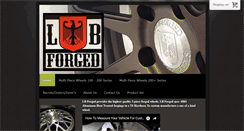 Desktop Screenshot of lbforgedwheels.com